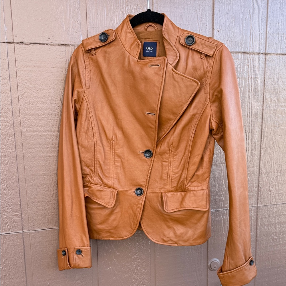 Gap Leather Jacket - image 1